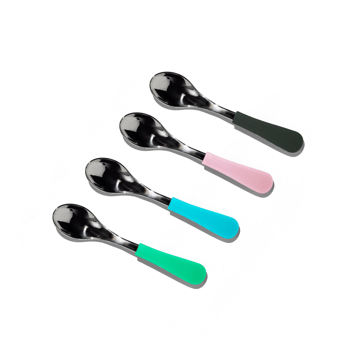 Baby Spoon Regular Scoop | Stainless Steel &amp; Silicone