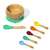 Baby Bowl + Spoon | Bamboo & Silicone