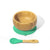 Bamboo Baby Suction Bowl + Spoon - Avanchy Sustainable Baby Dishware