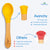 Bamboo BLW Baby Infant Self Feeding Single Spoon | Wide-Short - Avanchy Sustainable Baby Dishware