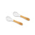 Bamboo BLW Baby Infant Self Seeding Spoons | Wide-Short - Avanchy Sustainable Baby Dishware