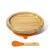 Bamboo Classic Plates - BLW Removeable Silicone Suction Cup Open Plate + Spoon Set - Avanchy Sustainable Baby Dishware