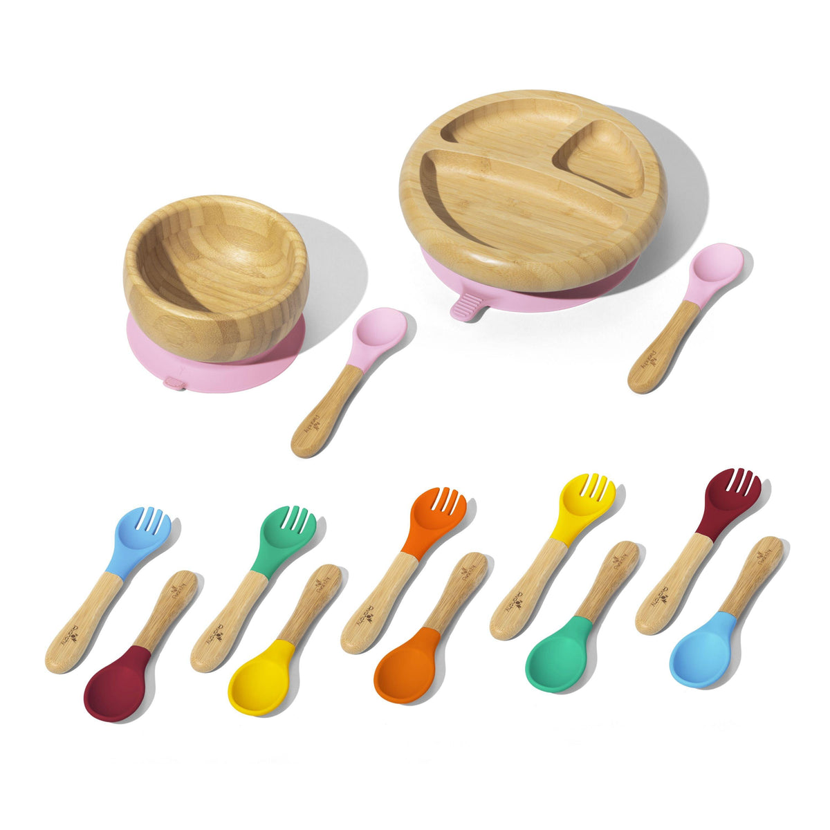 Build-A-Rainbow Gift Set - Avanchy Sustainable Baby Dishware