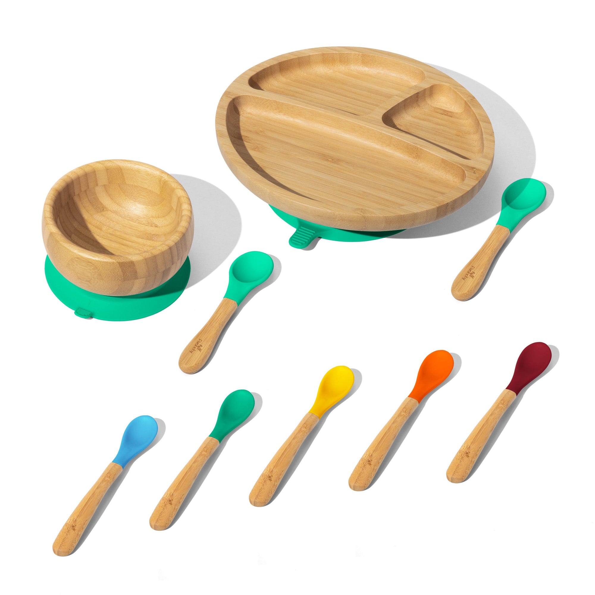 Build-A-Rainbow Gift Set - Avanchy Sustainable Baby Dishware