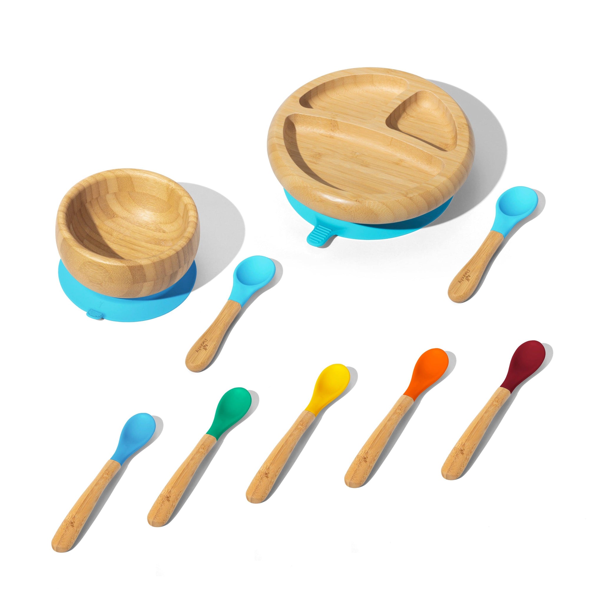 Build-A-Rainbow Gift Set - Avanchy Sustainable Baby Dishware