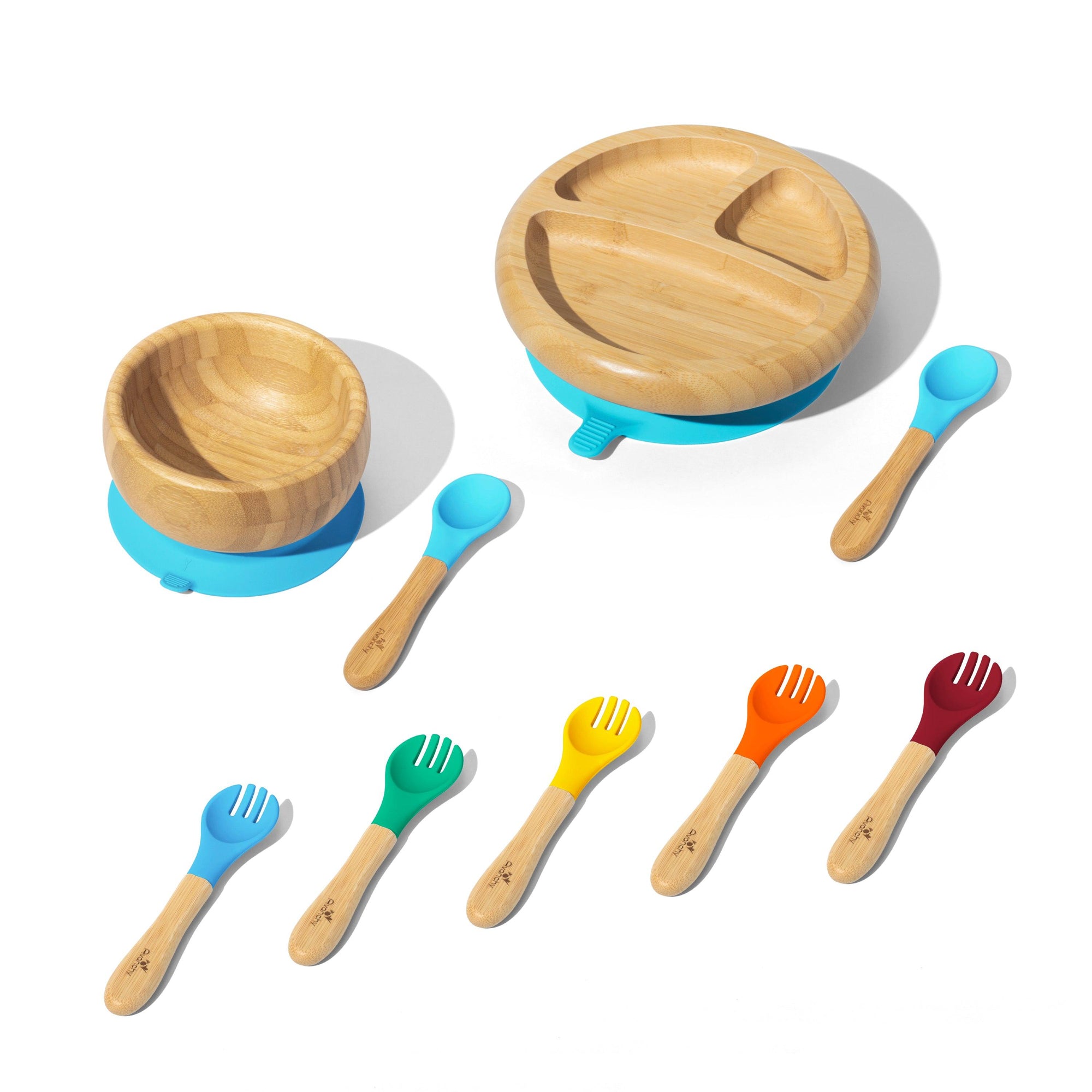 Build-A-Rainbow Gift Set - Avanchy Sustainable Baby Dishware