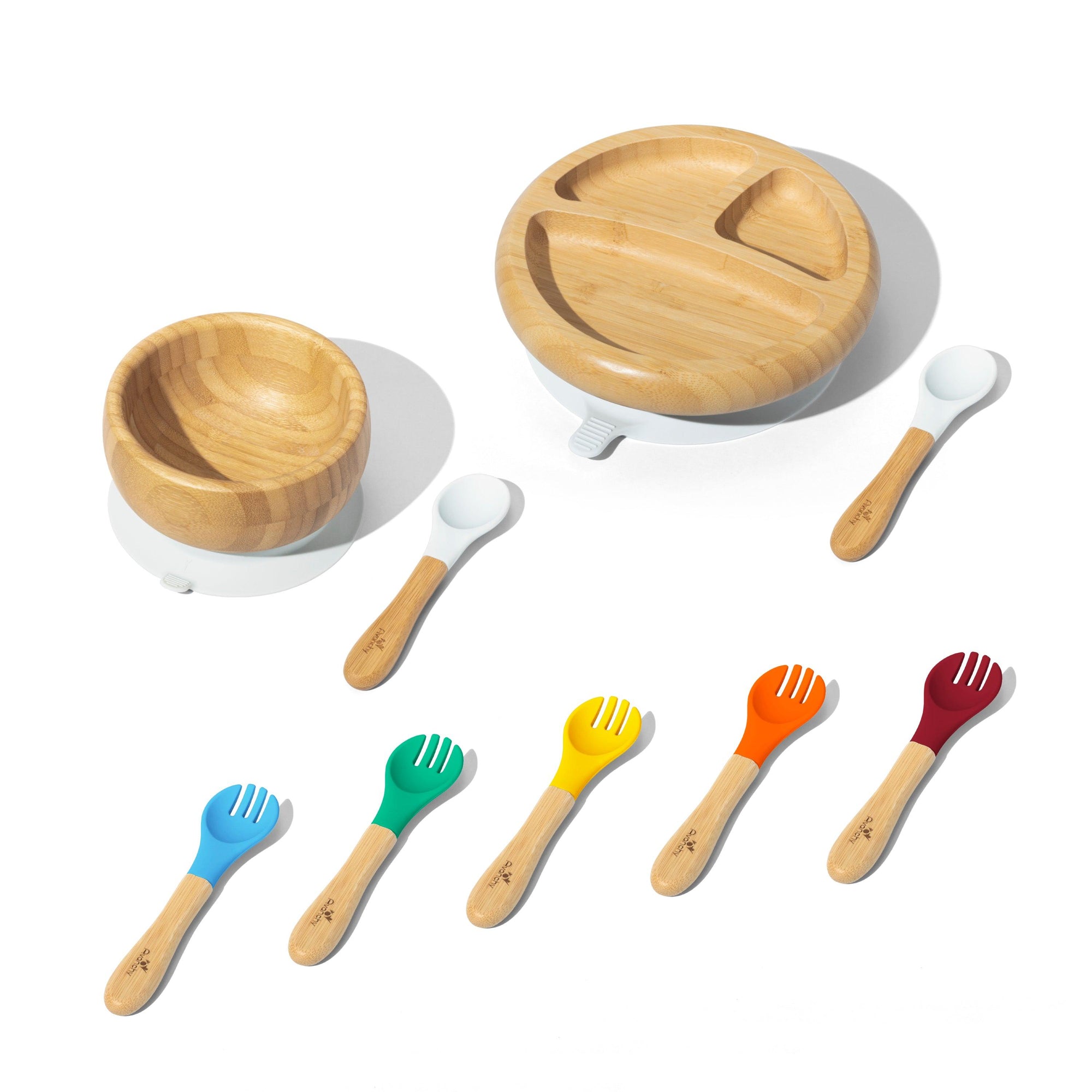 Build-A-Rainbow Gift Set - Avanchy Sustainable Baby Dishware