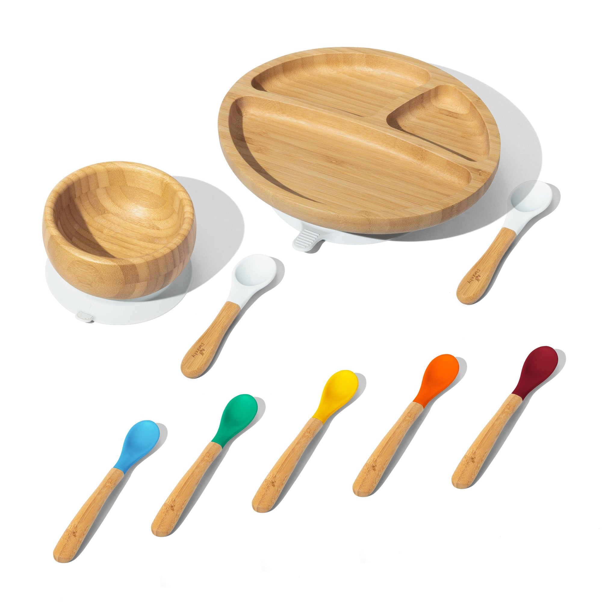 Build-A-Rainbow Gift Set - Avanchy Sustainable Baby Dishware