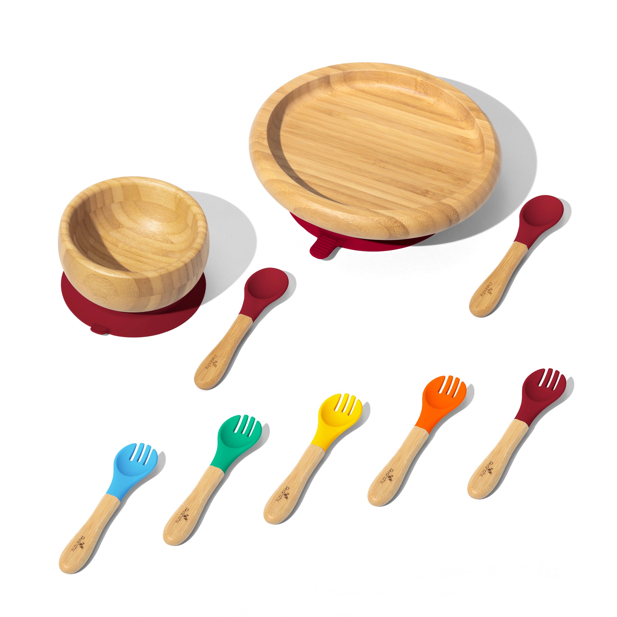 Build-A-Rainbow Gift Set - Avanchy Sustainable Baby Dishware