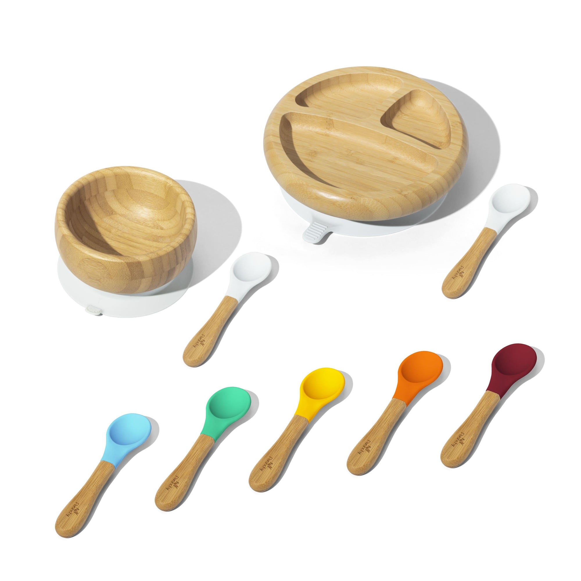 Classic Rainbow Gift Set - Avanchy Sustainable Baby Dishware