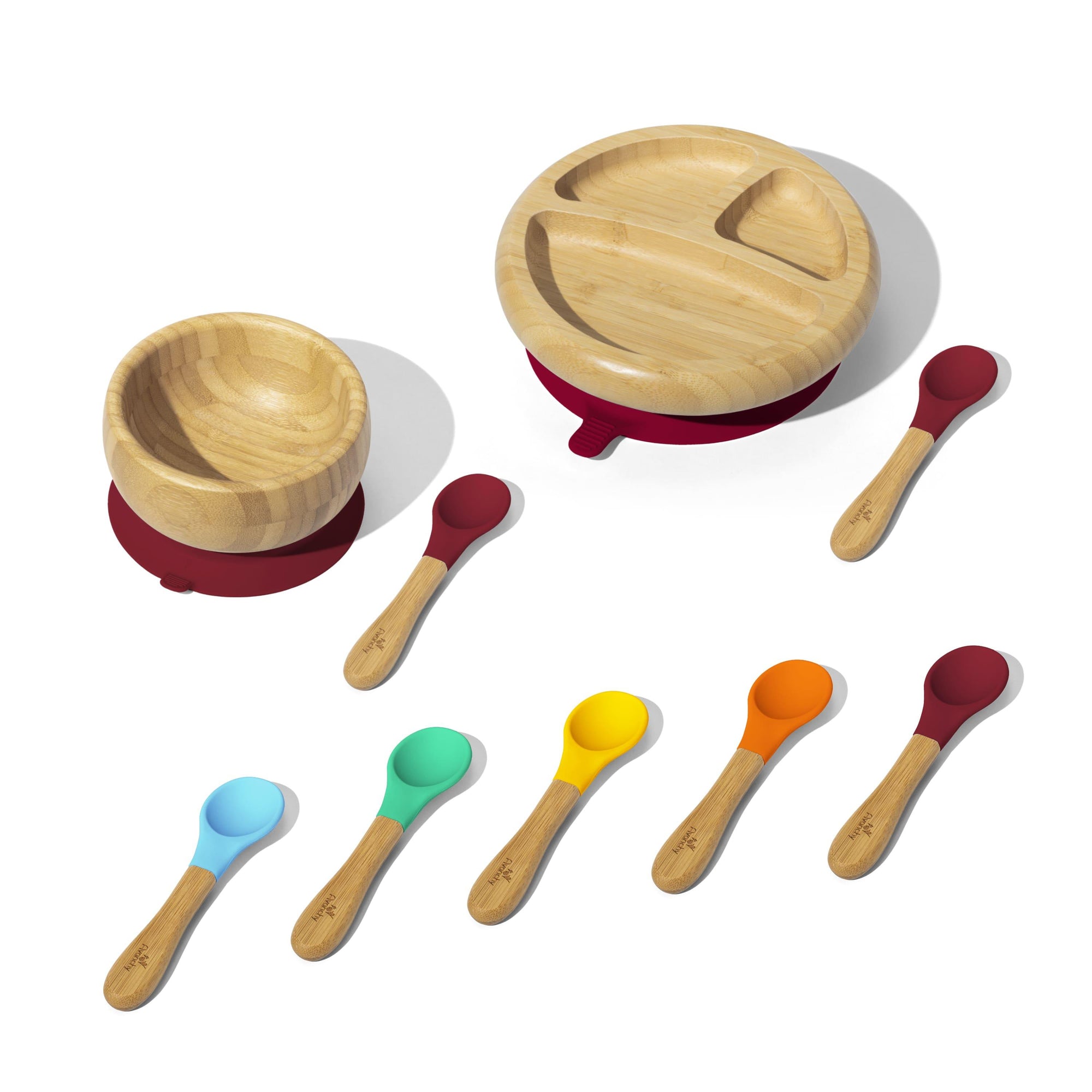 Classic Rainbow Gift Set - Avanchy Sustainable Baby Dishware