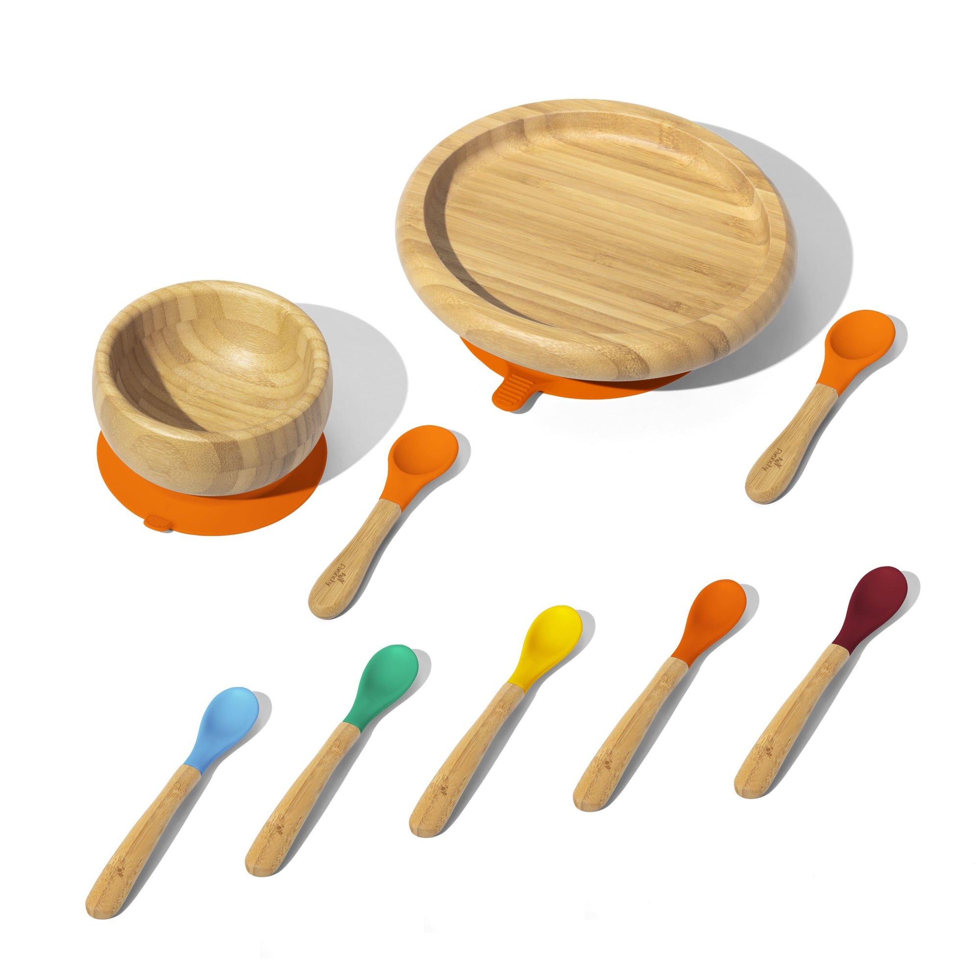 Classic Rainbow Gift Set - Avanchy Sustainable Baby Dishware