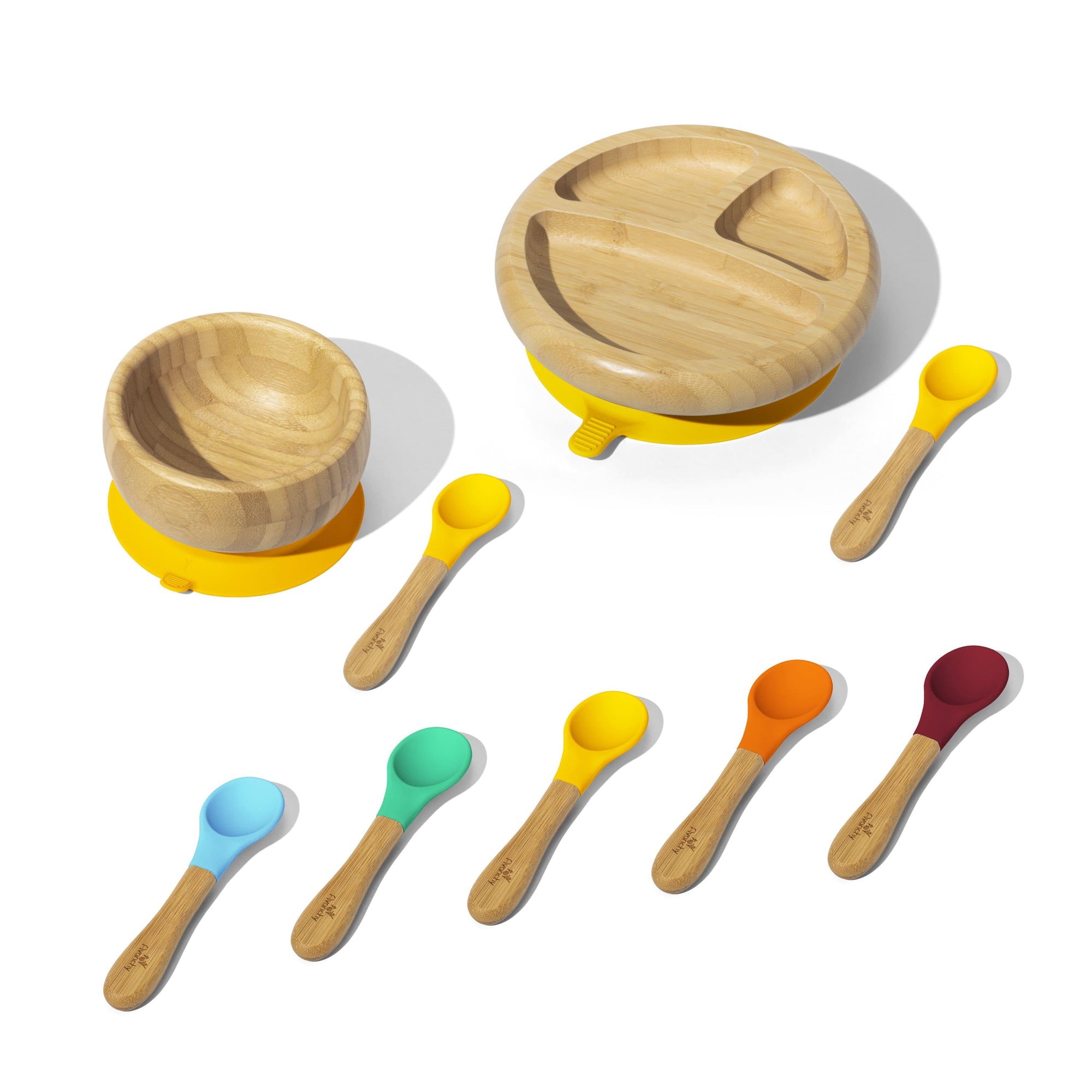 Classic Rainbow Gift Set - Avanchy Sustainable Baby Dishware