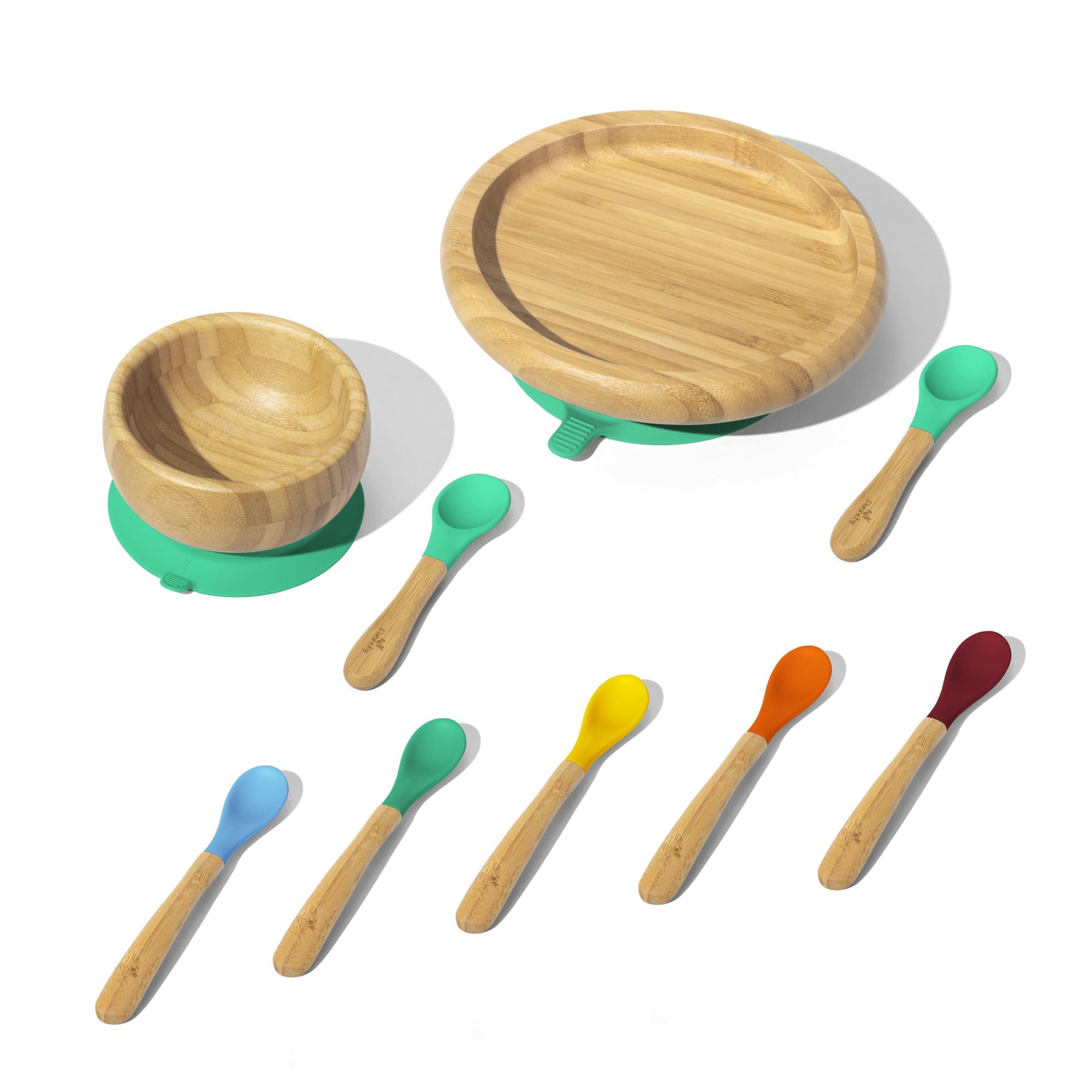 Classic Rainbow Gift Set - Avanchy Sustainable Baby Dishware