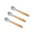 Monochrome Utensils Tri-Pack - Avanchy Sustainable Baby Dishware