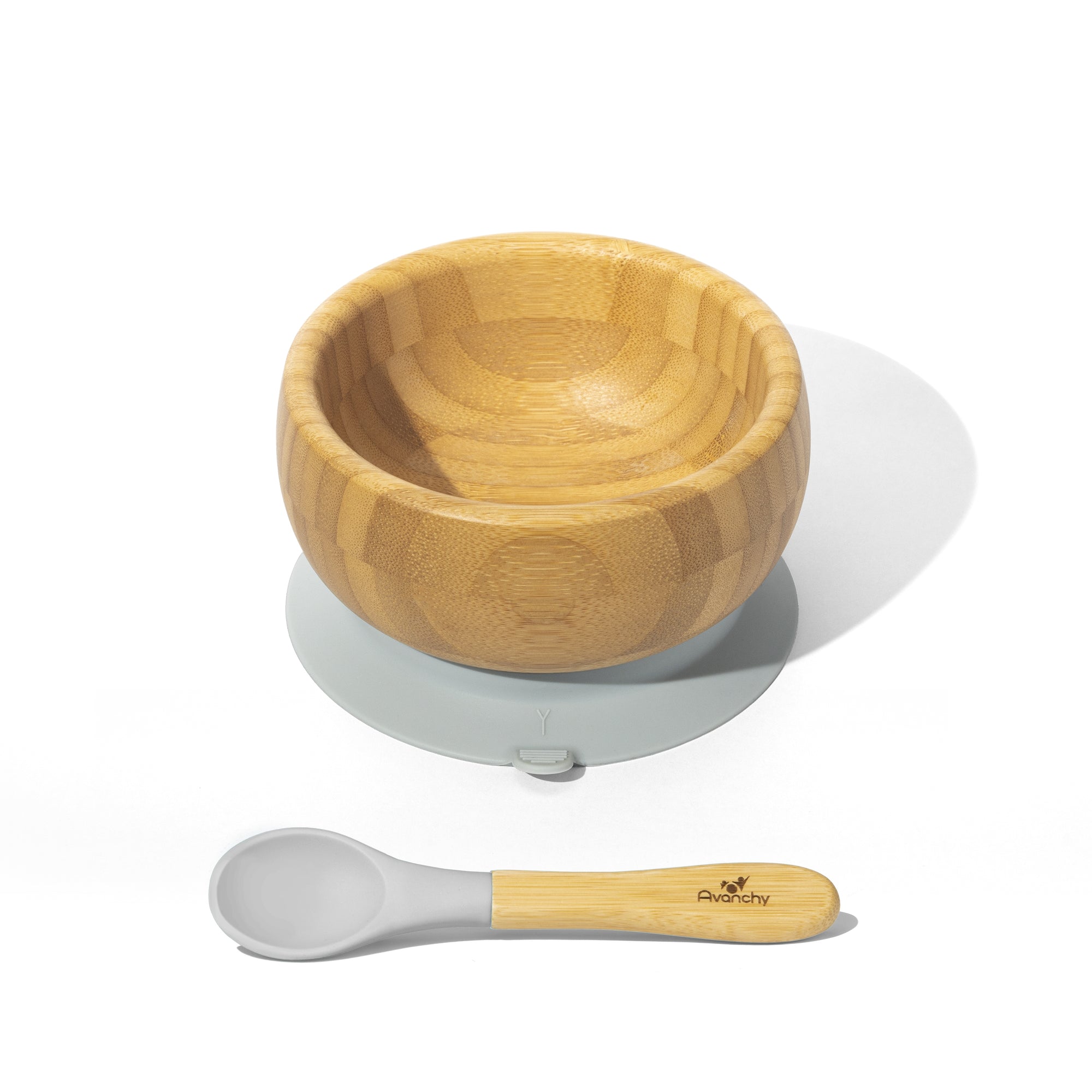 Baby Bowl + Spoon | Bamboo & Silicone