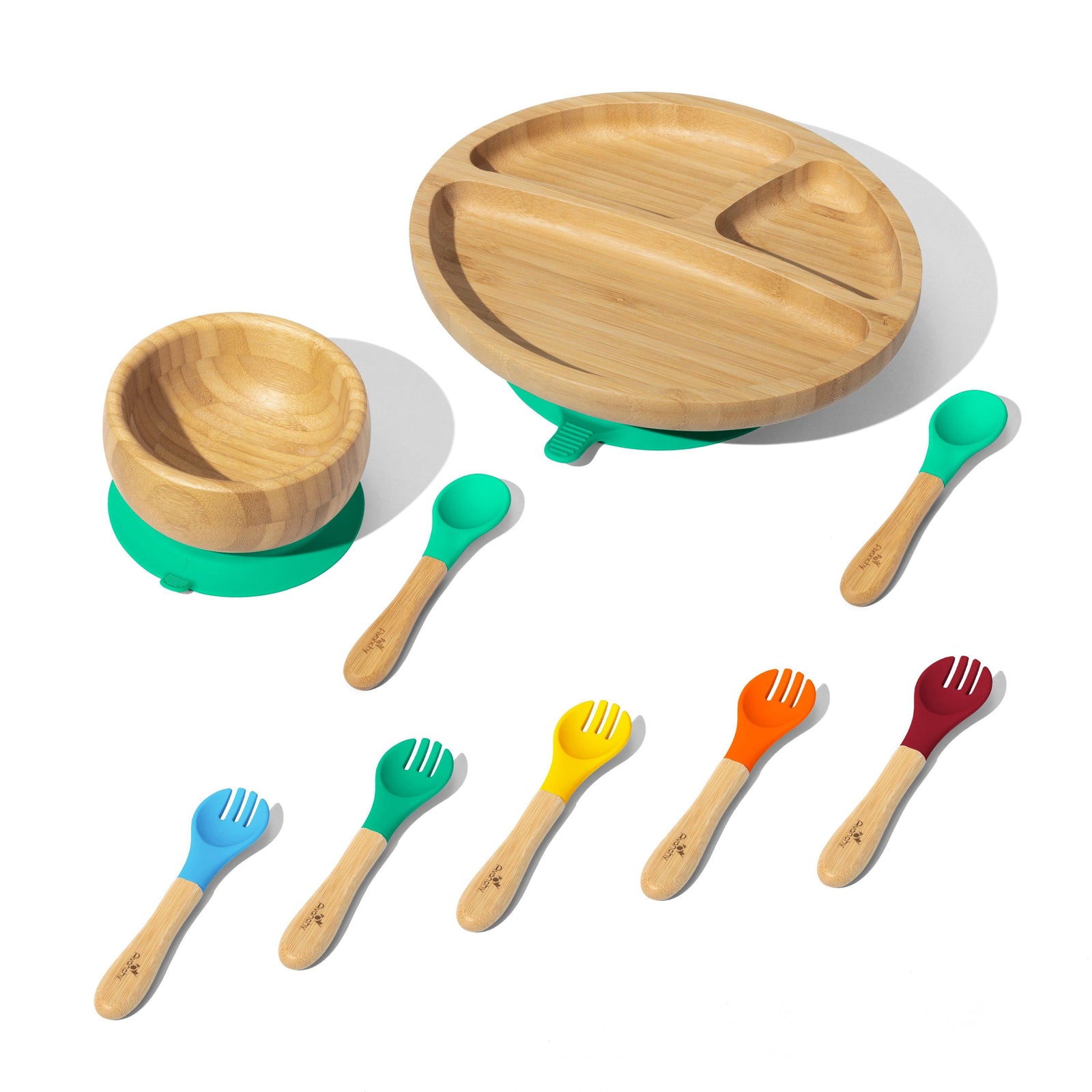 Rainbow Pre-K Gift Set - Avanchy Sustainable Baby Dishware