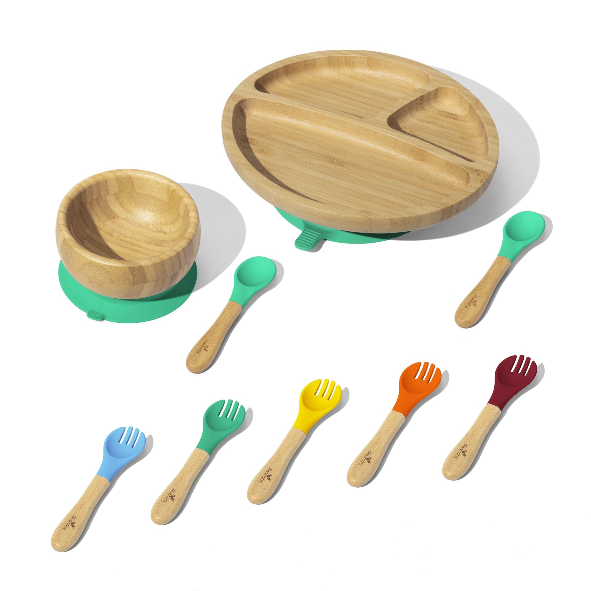 Rainbow Pre-K Gift Set - Avanchy Sustainable Baby Dishware