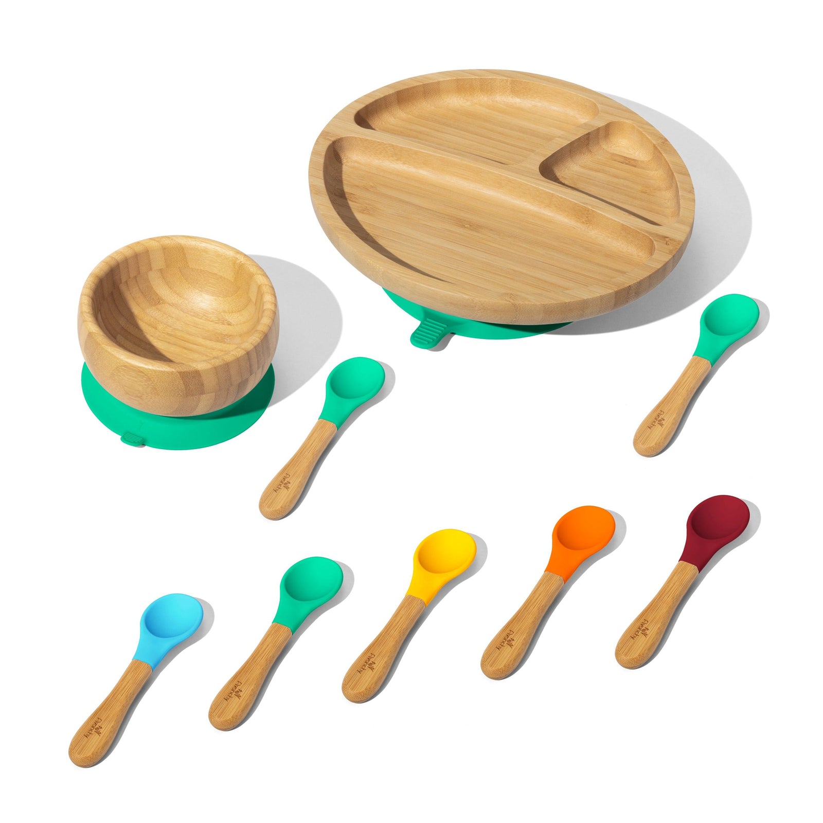 Rainbow Toddler Gift Set - Avanchy Sustainable Baby Dishware