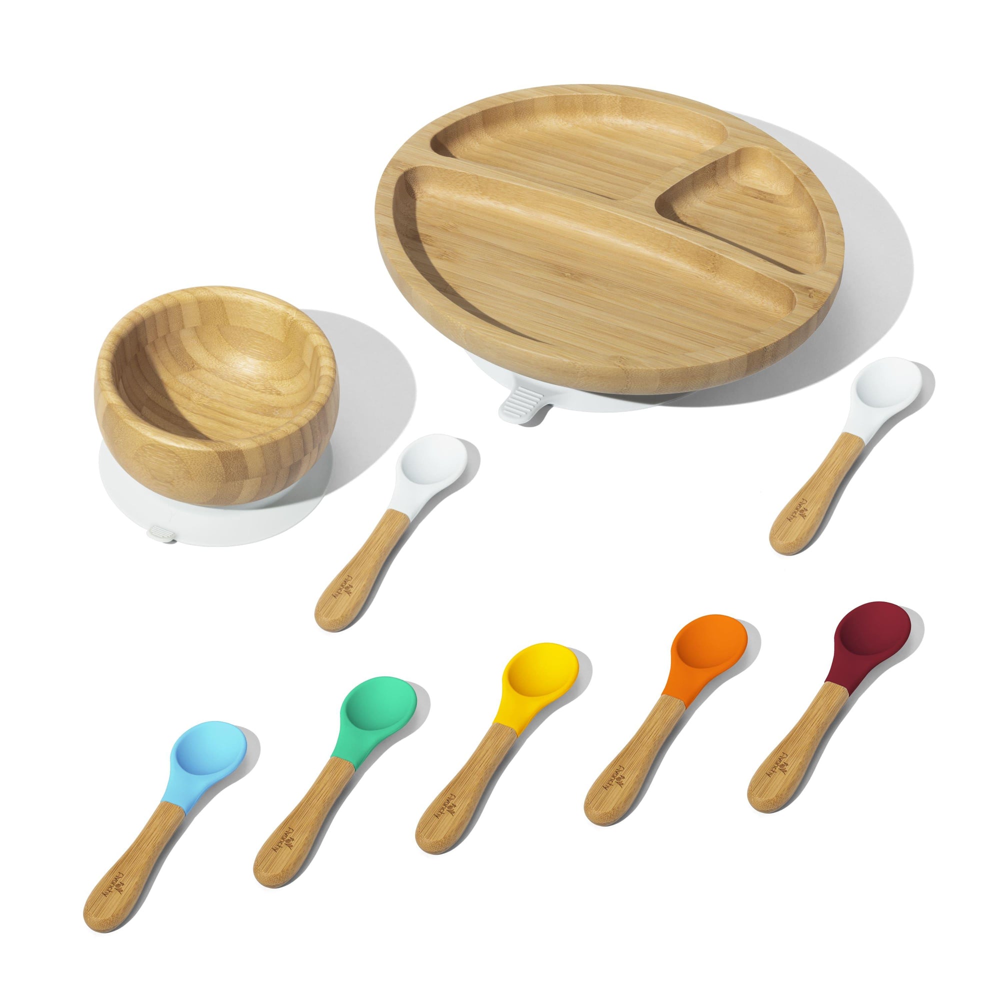 Rainbow Toddler Gift Set - Avanchy Sustainable Baby Dishware