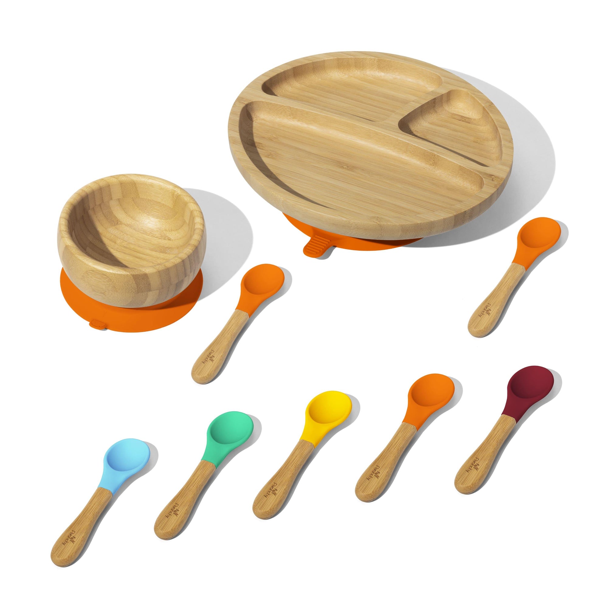 Rainbow Toddler Gift Set - Avanchy Sustainable Baby Dishware