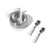 Stainless Steel Baby Bowl Bundle - BLW Removeable Suction Infant Feeding Bowl + Lid + 2 Spoons Set - Avanchy Sustainable Baby Dishware