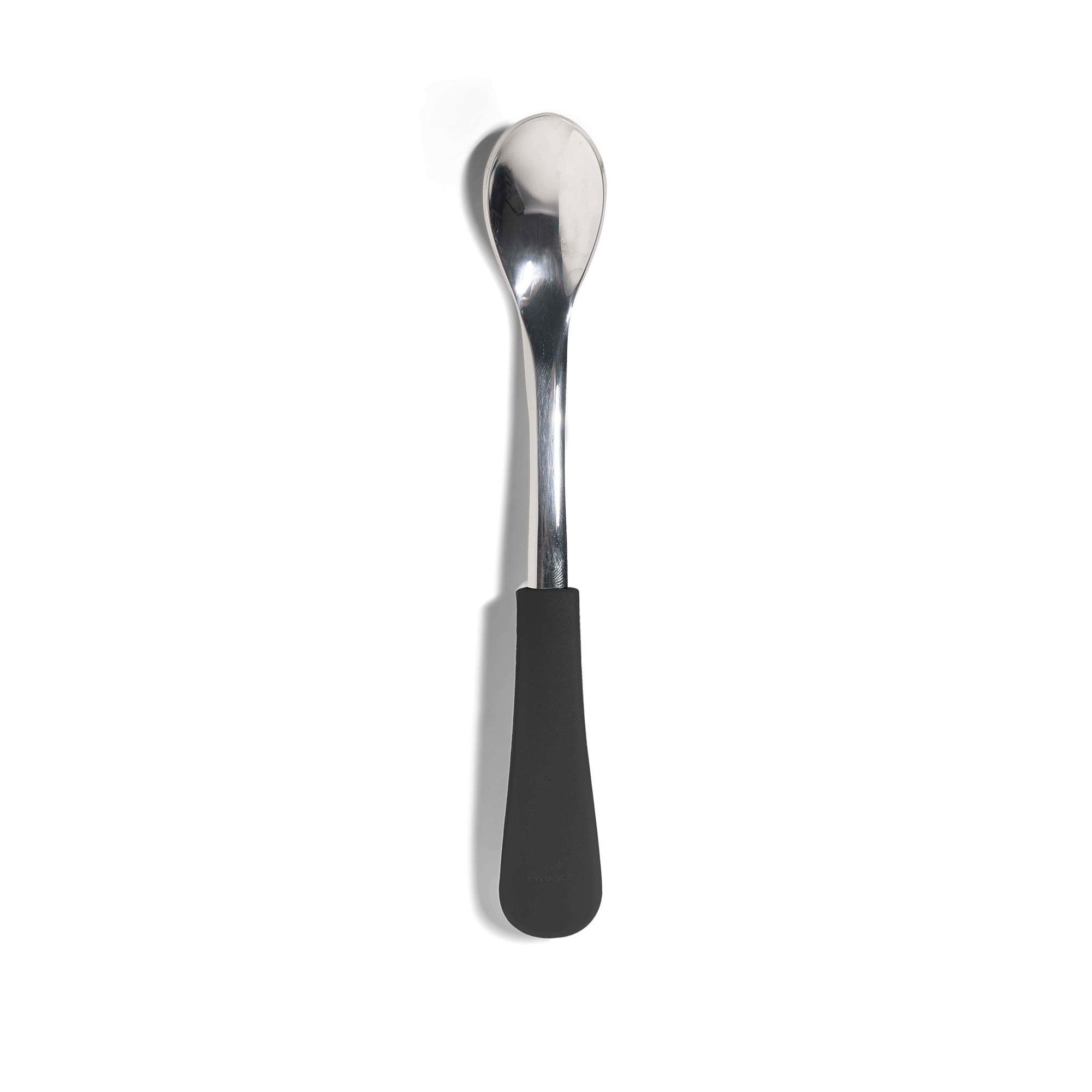 Stainless Steel Infant Single Spoon - BLW Baby Self Feeding Spoons | Thin - Long - Avanchy Sustainable Baby Dishware