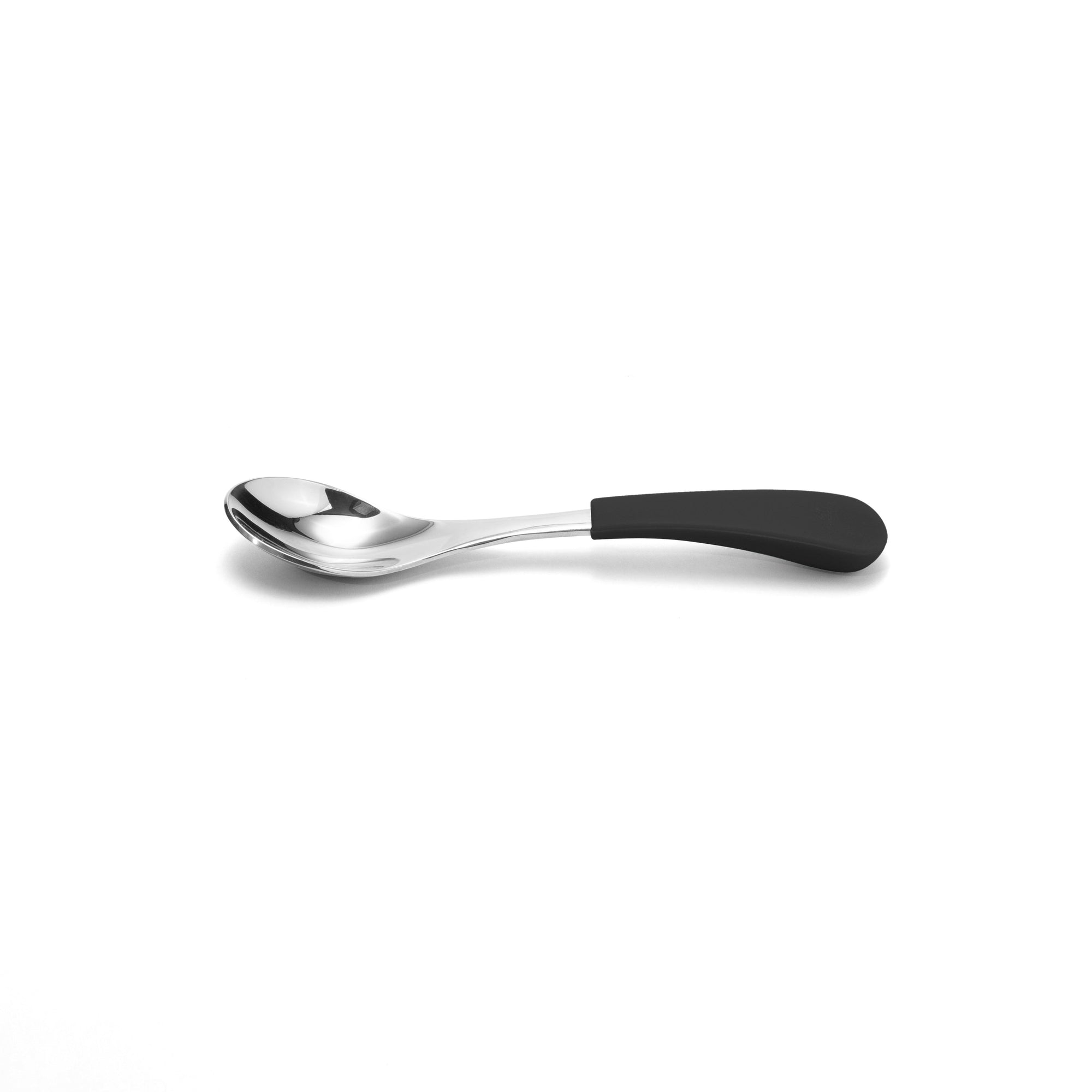 Stainless Steel Single Baby Spoon - BLW Infant Self Feeding Spoons | Wide - Short - Avanchy Sustainable Baby Dishware